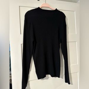 LOFT MID COWL NECK SWEATER